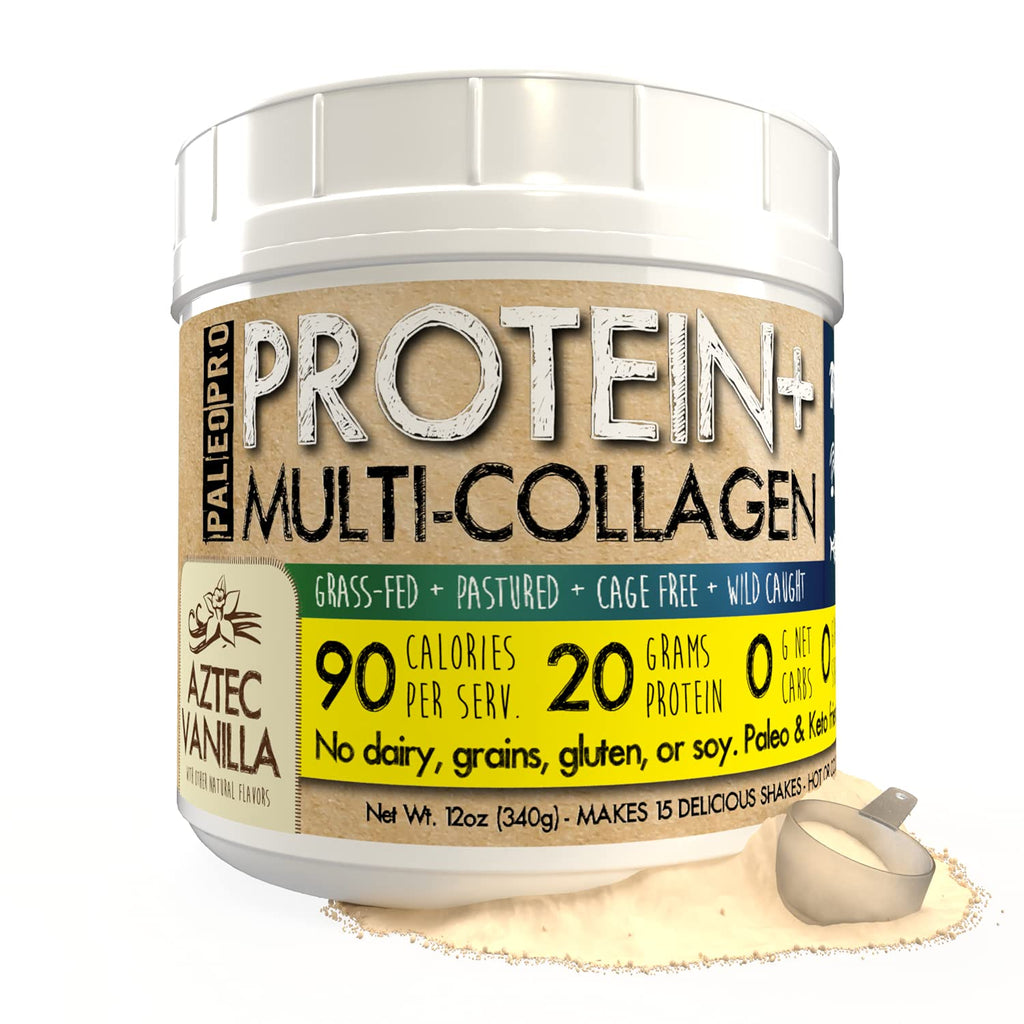 Paleo Pro PaleoPro® Protein+ Multi-Collagen Grass-Fed Protein + 4