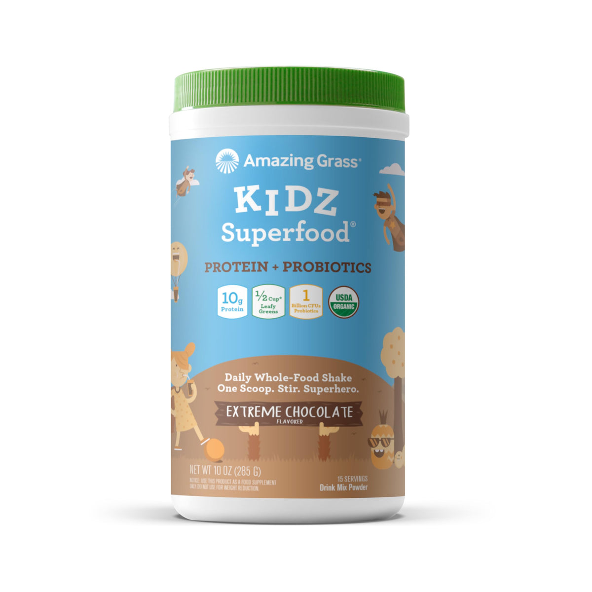 Amazing Grass AG Kidz Superfood Protein + Probiotics