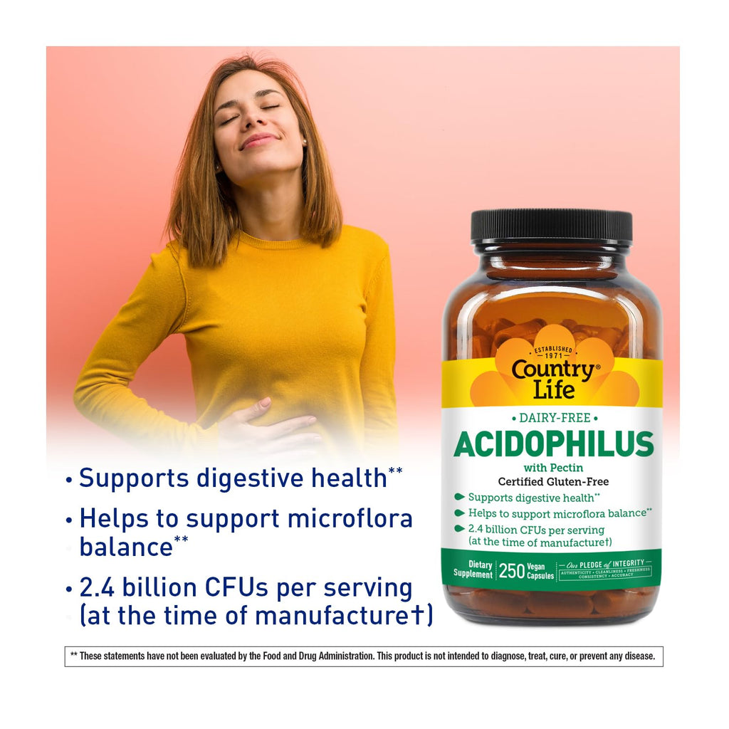 Country Life Acidophilus Probiotic Supplement - 2.4 Billion CFUs - image 4