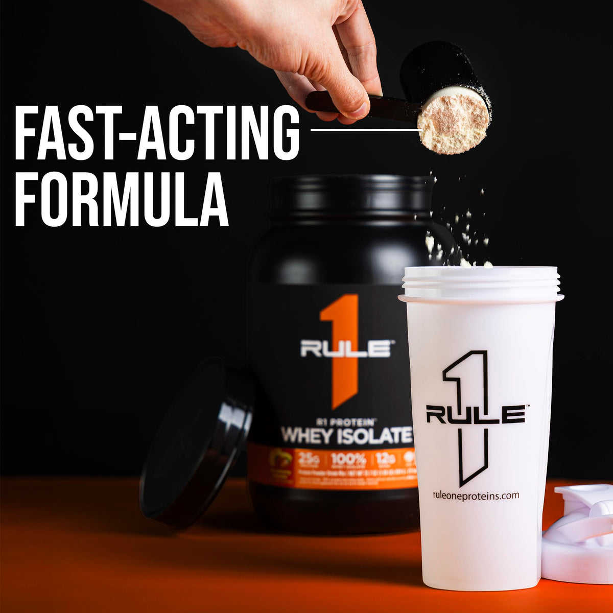 Rule 1 R1 Protein Whey Isolate - with 25g Protein & 6g BCAA