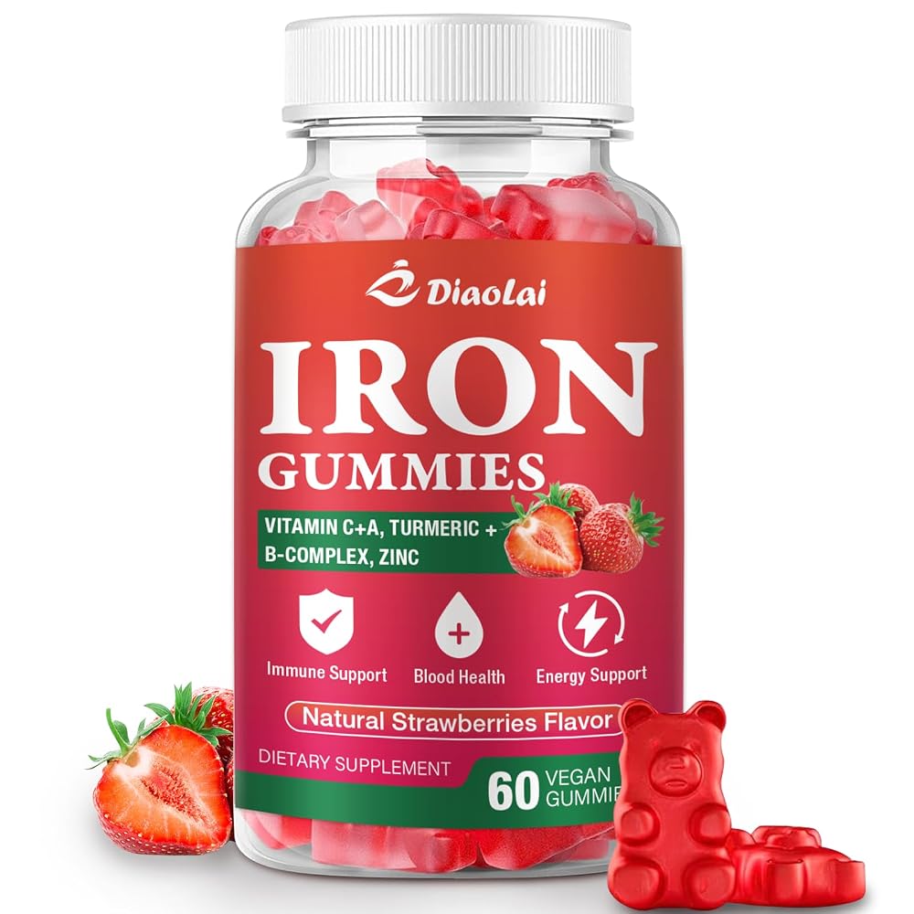 DIAOLAI Vegan Iron Gummies