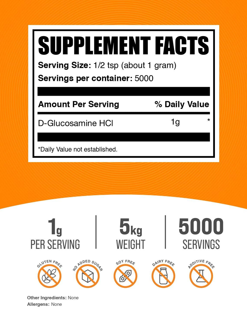 BulkSupplements.com Glucosamine HCl Powder