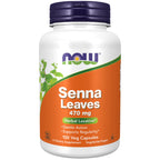 NOW Supplements Senna Leaves 470 mg Supports Regularity