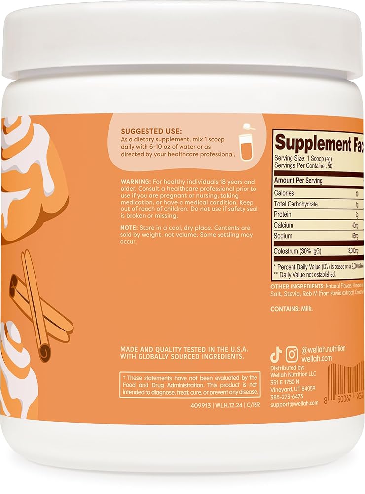 Wellah Colostrum 50 Servings