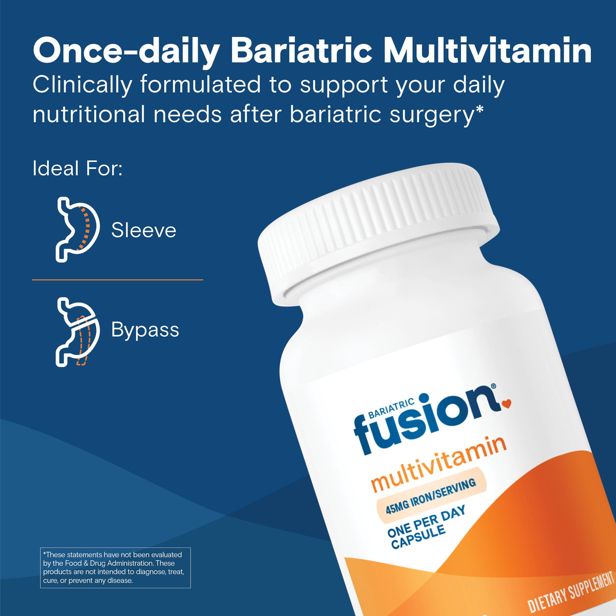 Bariatric Fusion Multivitamin with Iron - 30 Capsules - image 2