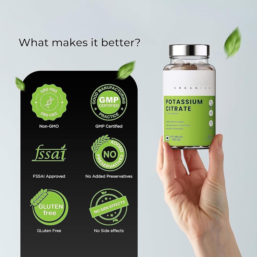Generic Potassium Citrate 800 mg - 60 Vegetarian Tablets - image 5