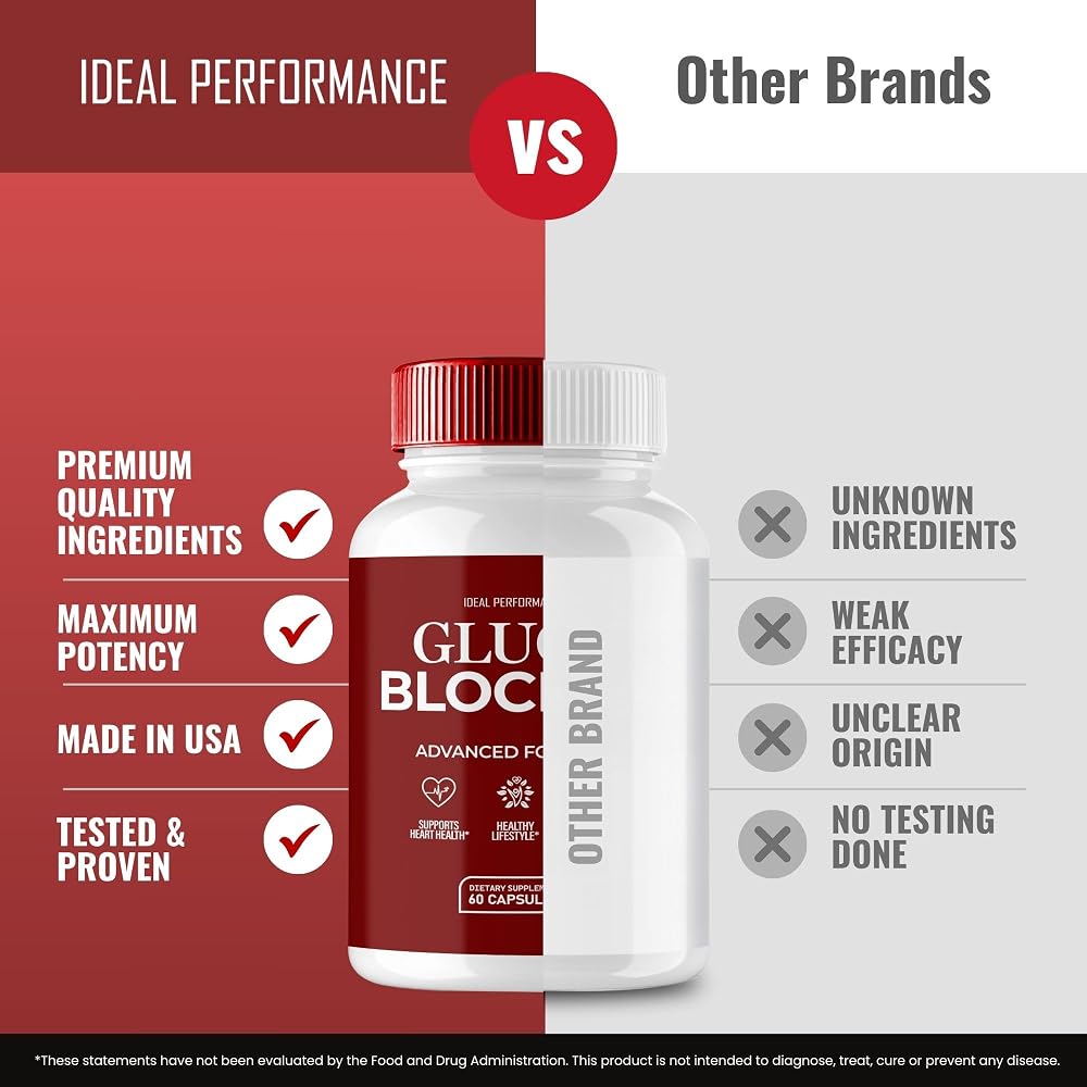 IDEAL PERFORMANCE Gluco Blocker Capsules All Natural Formula - 60 Capsules - image 6