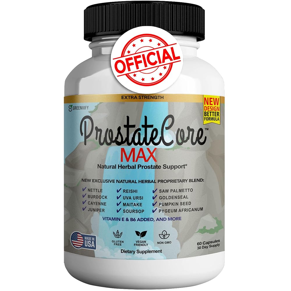 GREENVIFY ProstateCore Max Extra Prostate Supplements for Men Capsules