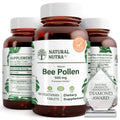 Natural Nutra Bee Pollen 500 mg Vitality Support - 100 Tablets
