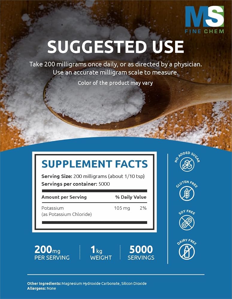 MS Finechem Potassium Chloride Powder