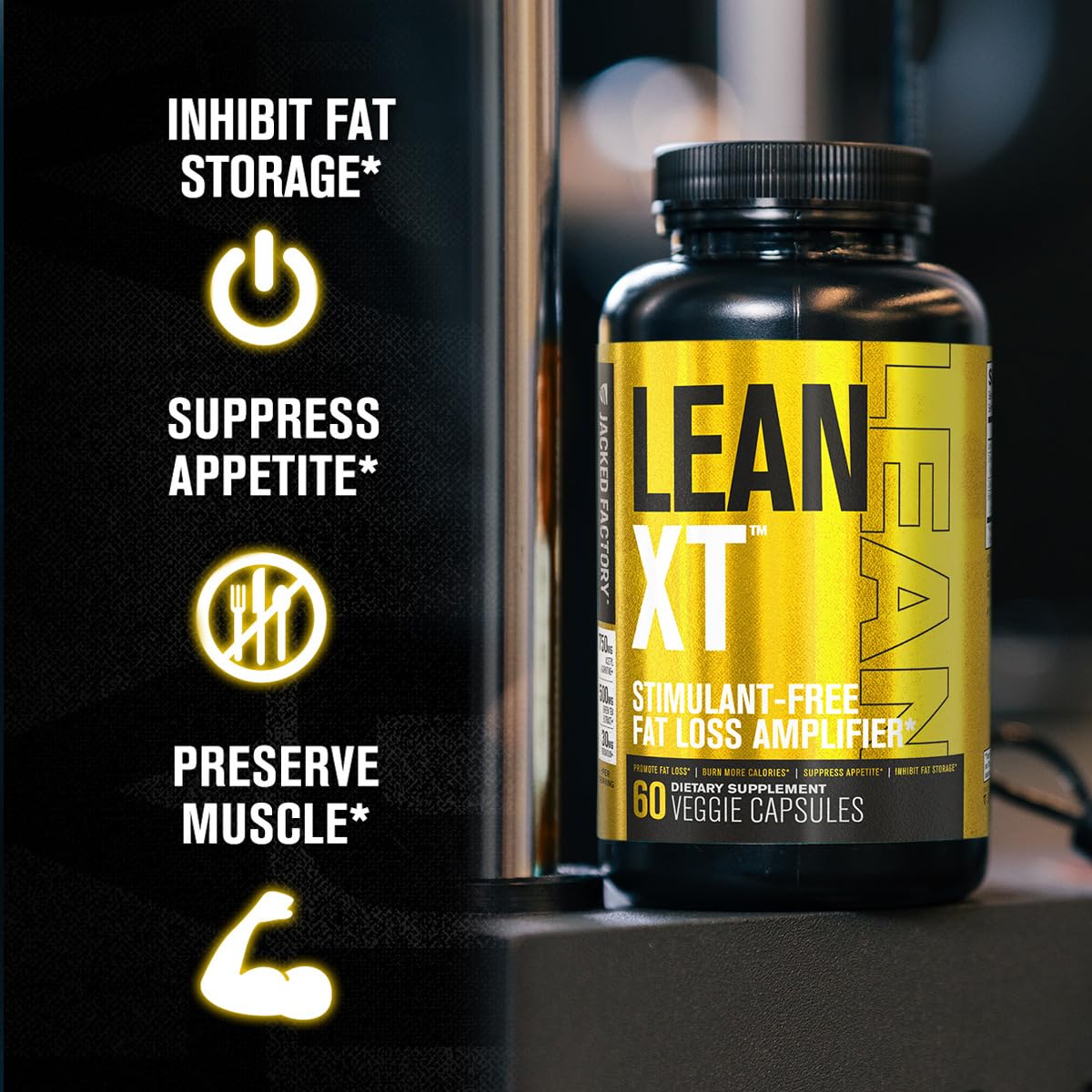 Jacked Factory Lean-XT Caffeine Free Fat Burner - 60 Capsules - image 3