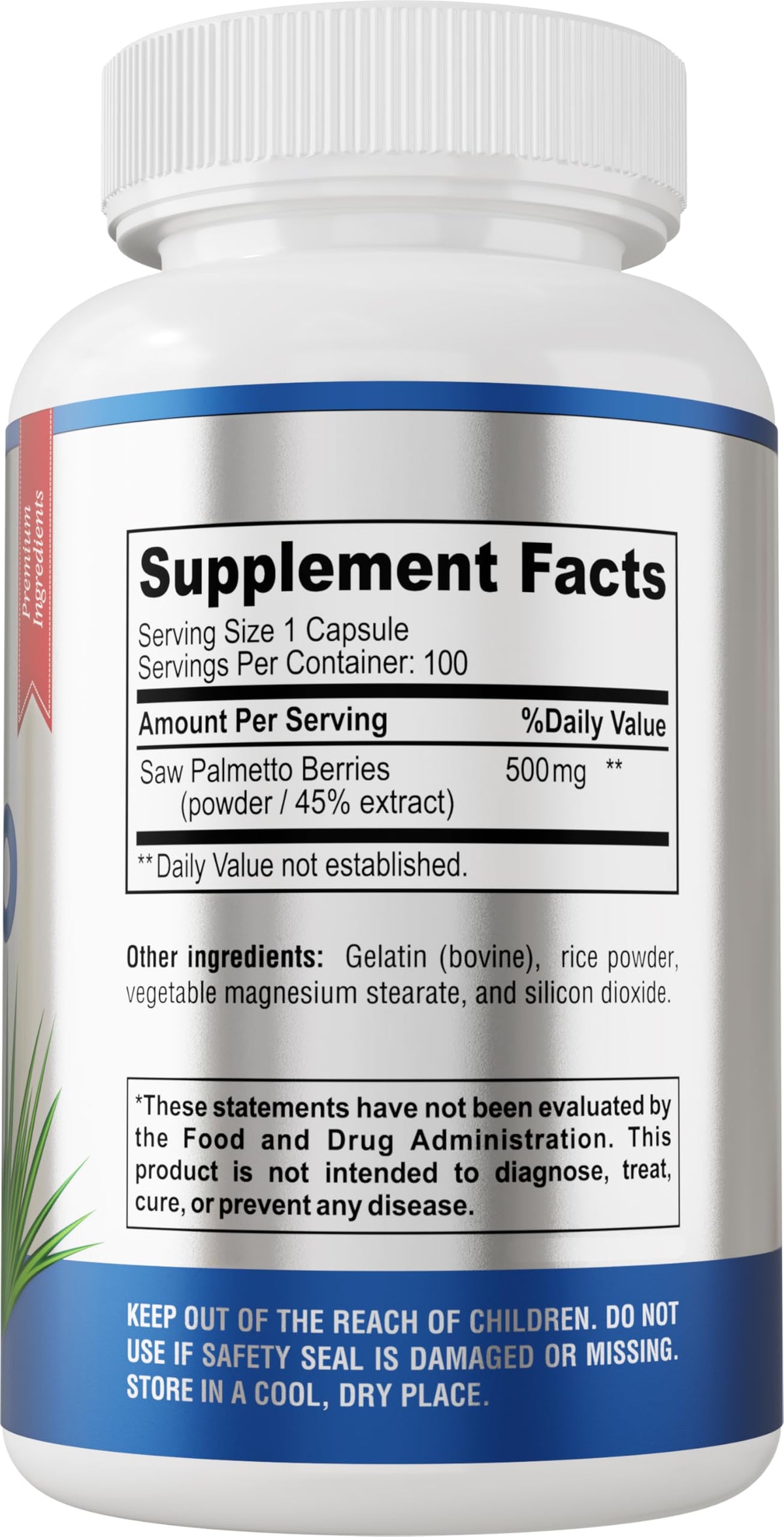 YUMMYVITE Extra Strength Saw Palmetto 45% Extract - 100 Capsules - image 4