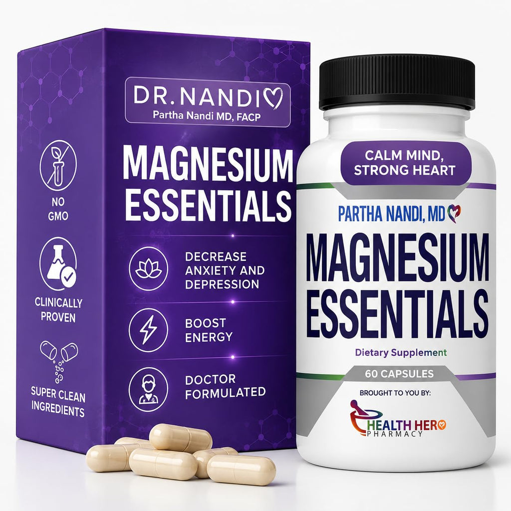 Dr. Nandi Triple Magnesium Complex Glycinate Malate Citrate - 60 Capsules - image 9