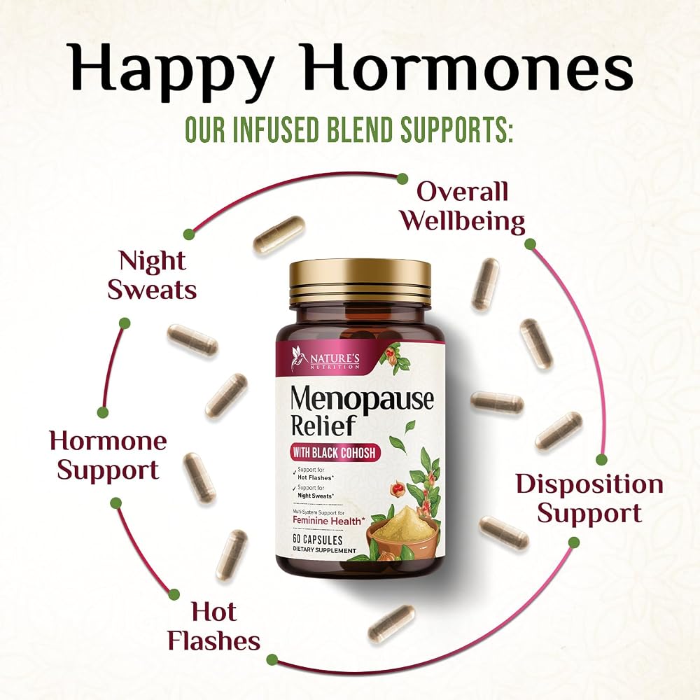 Nature's Nutrition Menopause Supplement with Dong Quai & Black Cohosh - image 6