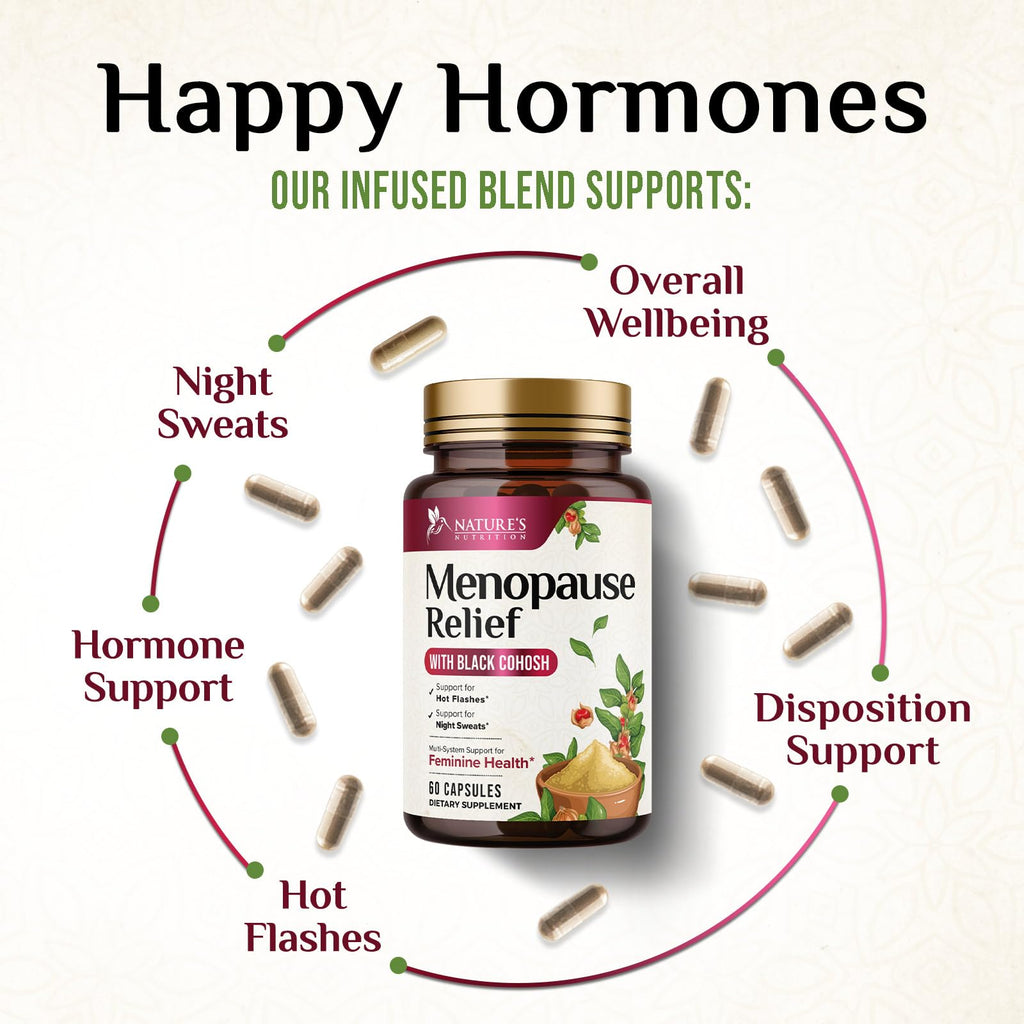 Nature's Nutrition Menopause Supplement with Dong Quai & Black Cohosh - image 6
