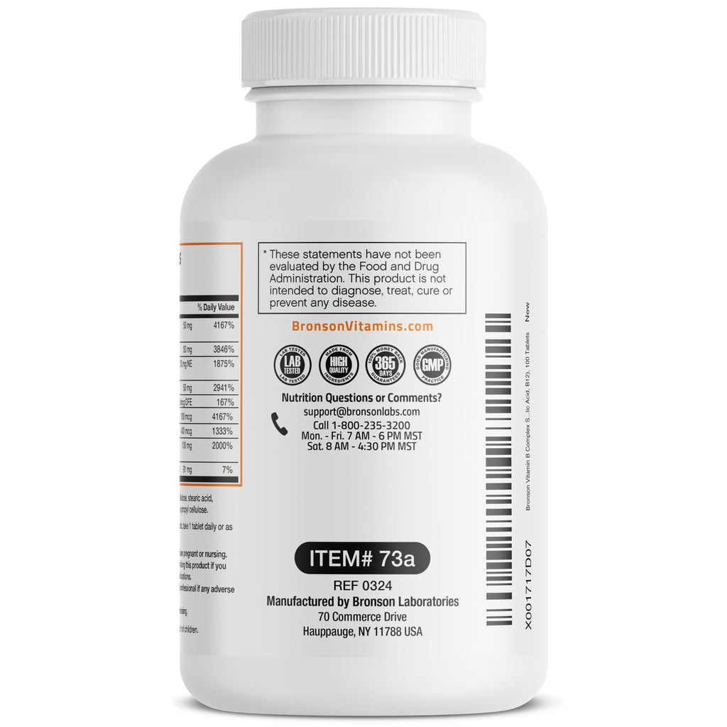 Bronson Vitamin B Complex Sustained Release