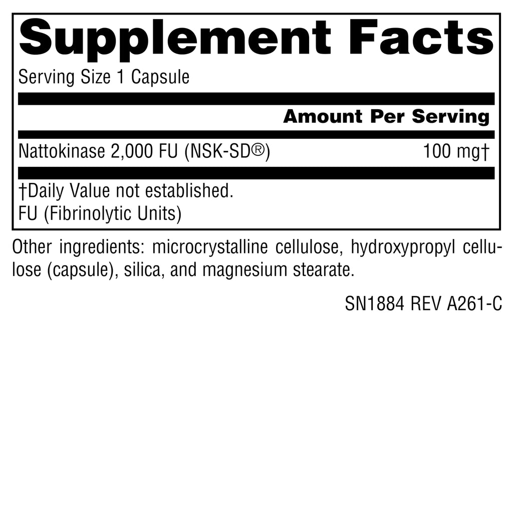 Source Naturals Nattokinase 100mg