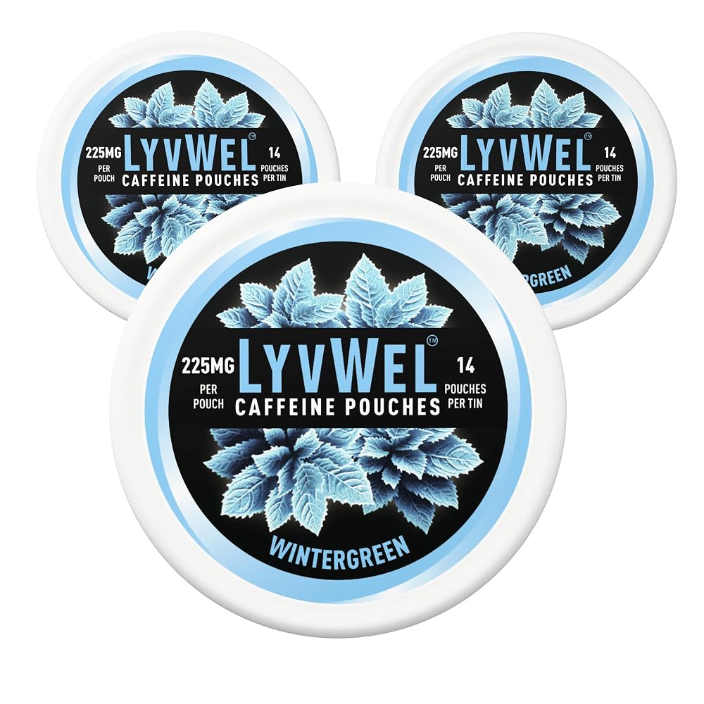 LyvWel 225mg Caffeine Pouches