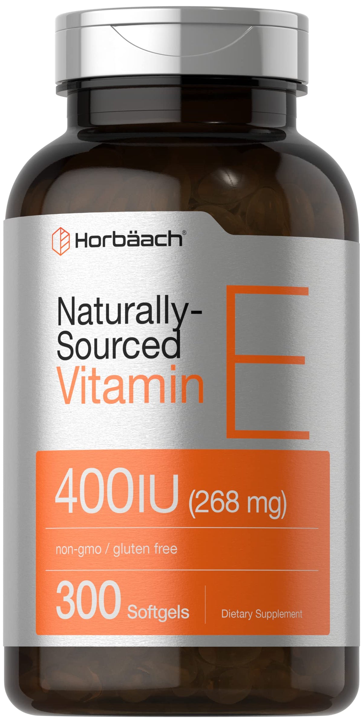 Horbäach Vitamin E Supplement 400 IU - 300 Softgels