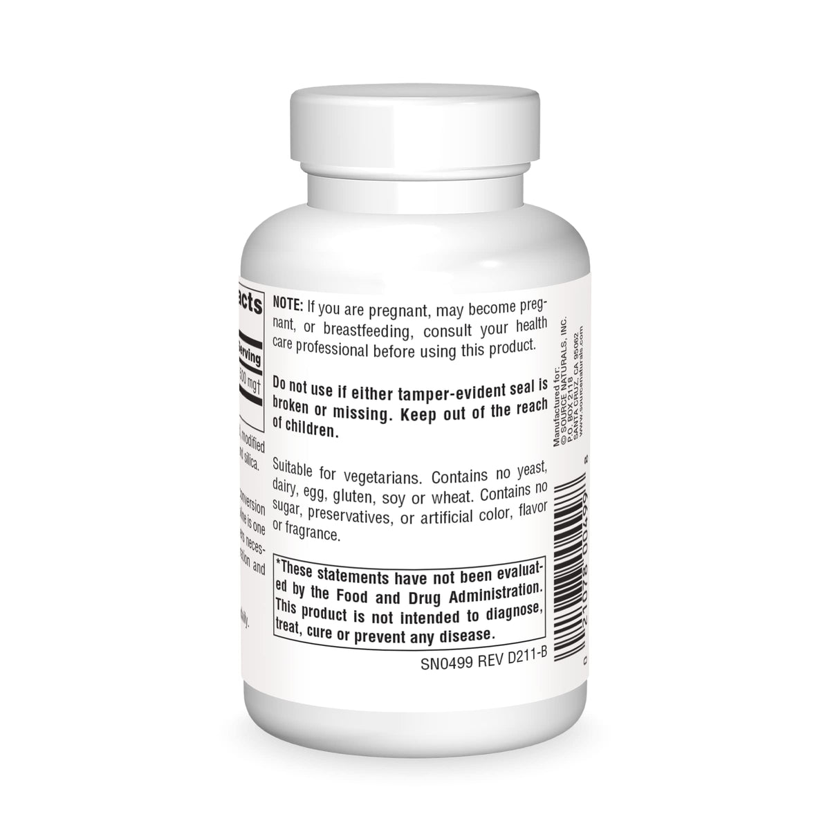 Source Naturals Acetyl L-Carnitine 500mg