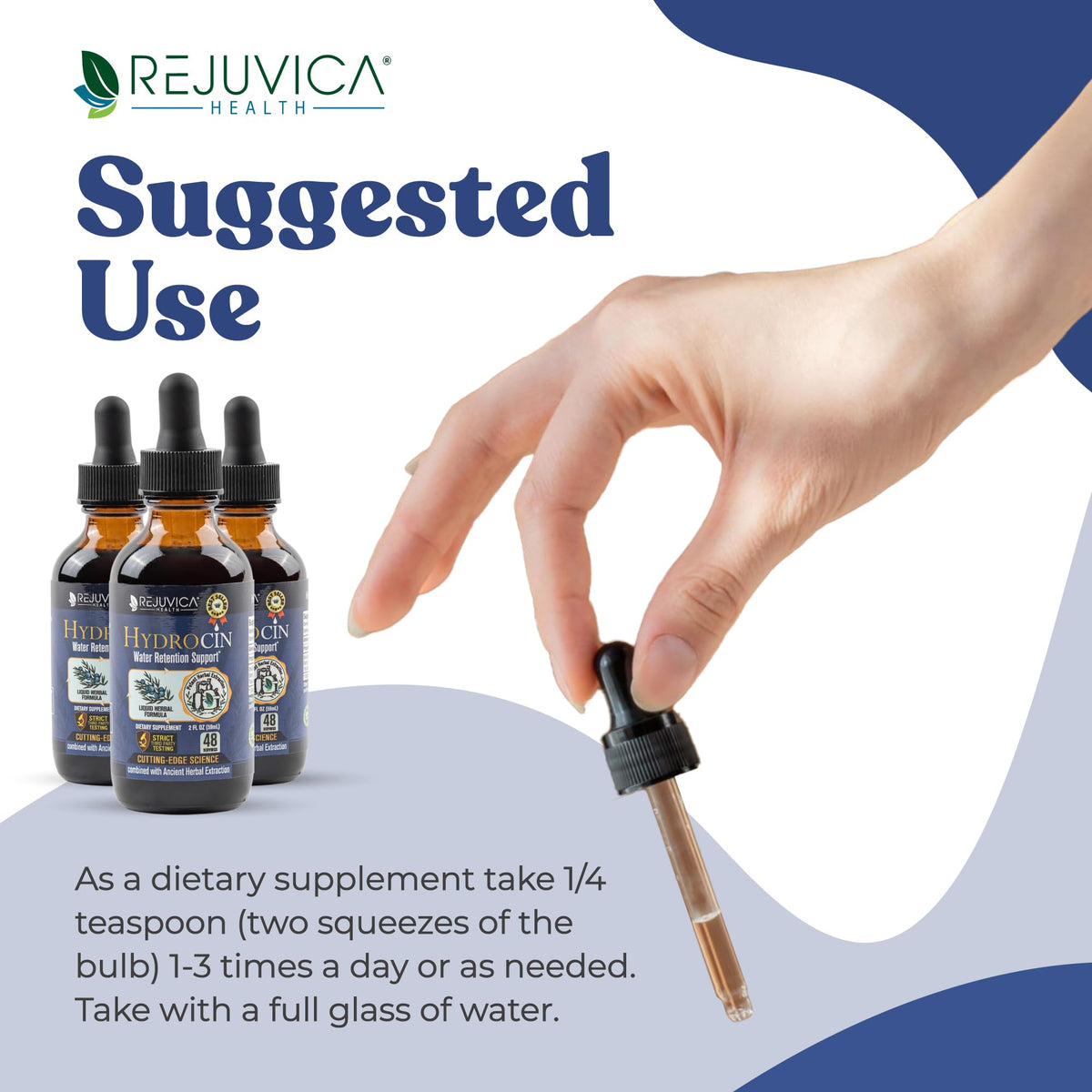 Rejuvica Health Hydrocin Natural Diuretic for Healthy Water Balance