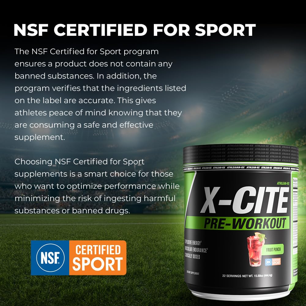 ATHLEAN-RX X-CITE Pre-Workout by ATHLEAN-X - Enhanced Formula