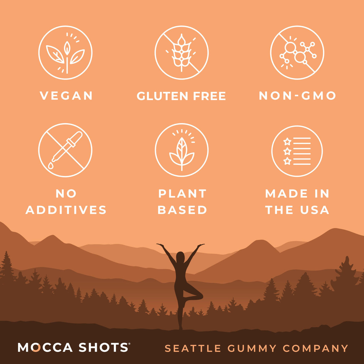 MOCCA SHOTS Caffeine Energy Gummies 200mg - 3-Pack - image 4