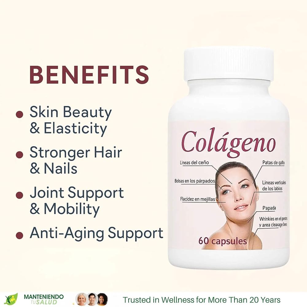 Manteniendo Tu Salud Collagen Beauty Support Formula - 60 Capsules - image 3