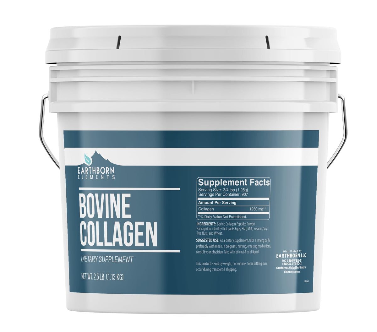 Earthborn Elements Bovine Collagen Peptides Powder