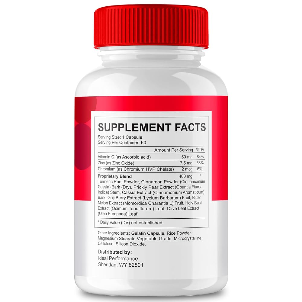 IDEAL PERFORMANCE GlucoBio Capsules - 180 Count - image 2