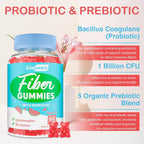 Euapeark 5G Fiber Gummies for Adults, Sugar Free - 120 Count - image 6