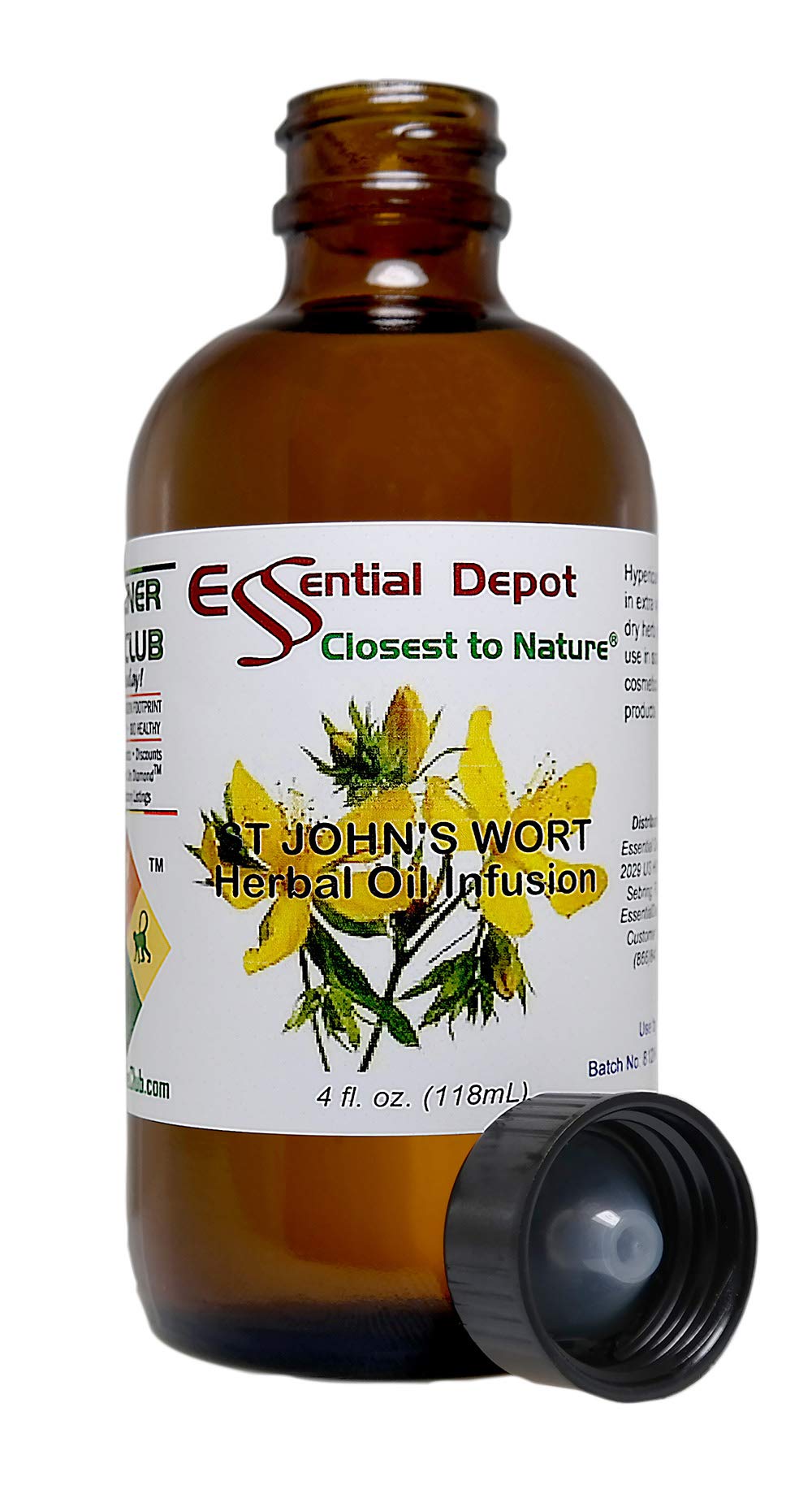 Essential Depot St John's Wort Herbal Oil Infusion - 4 fl oz - image 2
