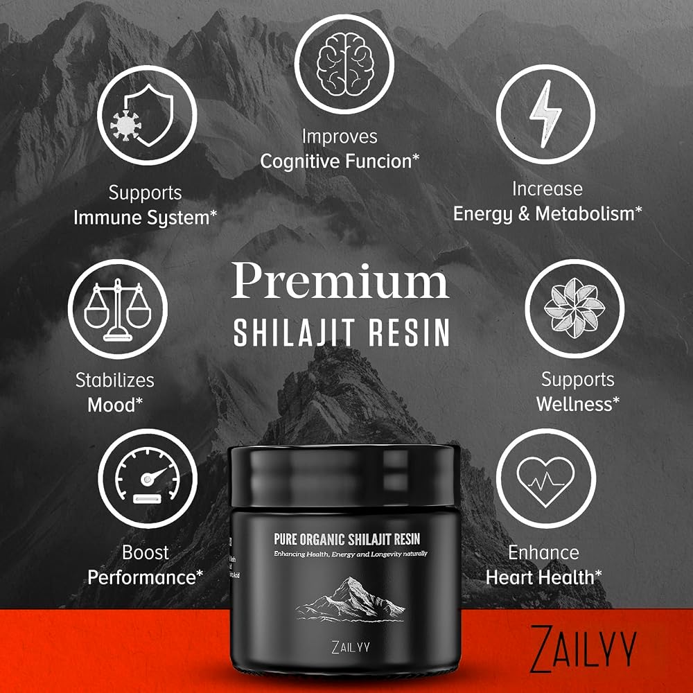 ZAILYY Organic Shilajit Resin Natural Energy Booster - 80g - image 7