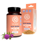 OAT MAMA Organic Lactation Supplement Blessed Thistle & Fenugreek - 60 Capsules