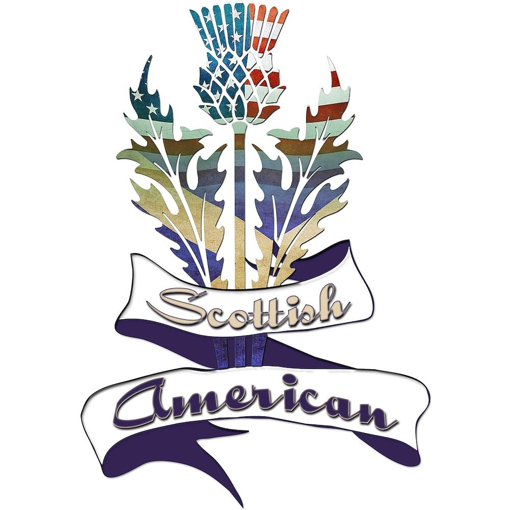 CafePress Scottish American Thistle Rectangle Bumper Sticker - Small - image 2