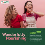 YUM-V'S YumVs Biotin Gummies 5000mcg - Luscious Raspberry Flavor