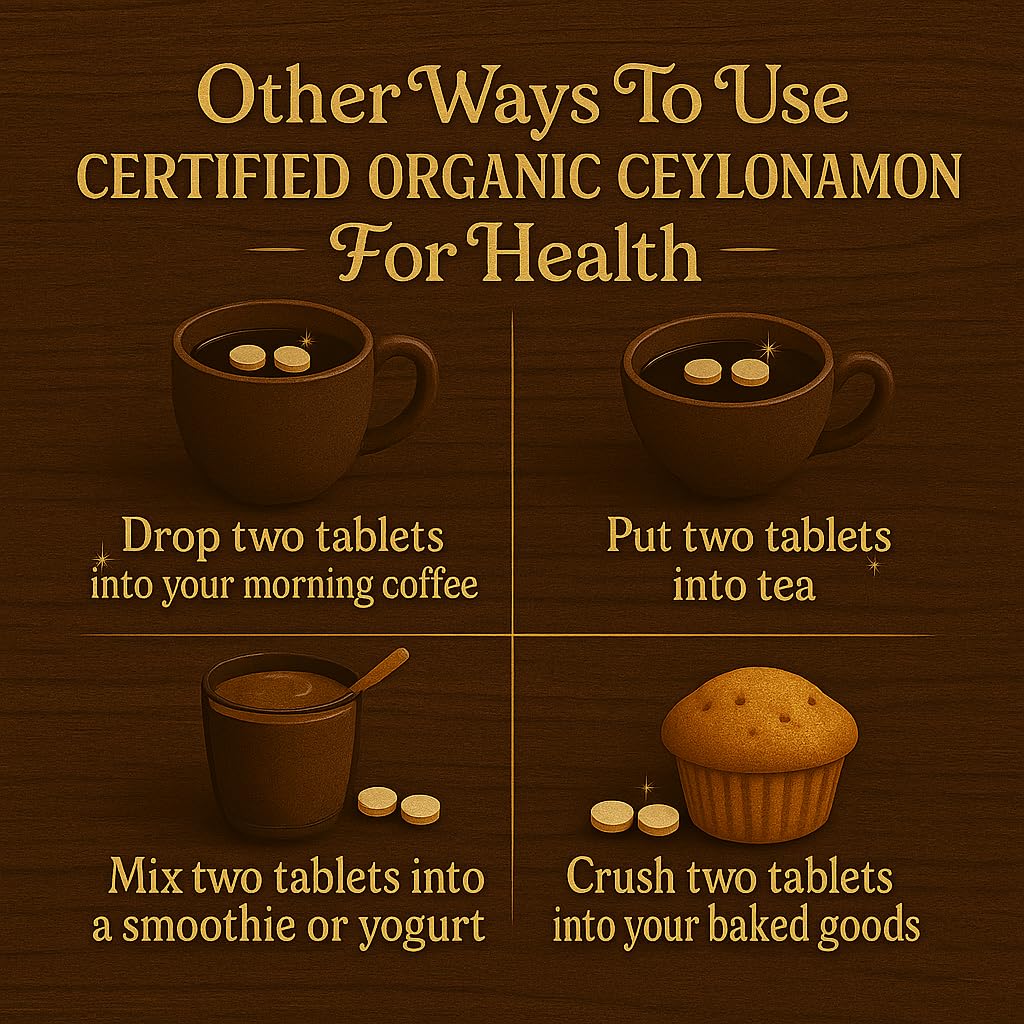 Me First Living Ceylon Cinnamon 1000mg Metabolism Support - 60 Tablets - image 5
