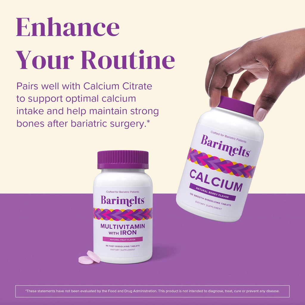 BariMelts Bariatric Multivitamin with Iron - 60 Tablets - image 7