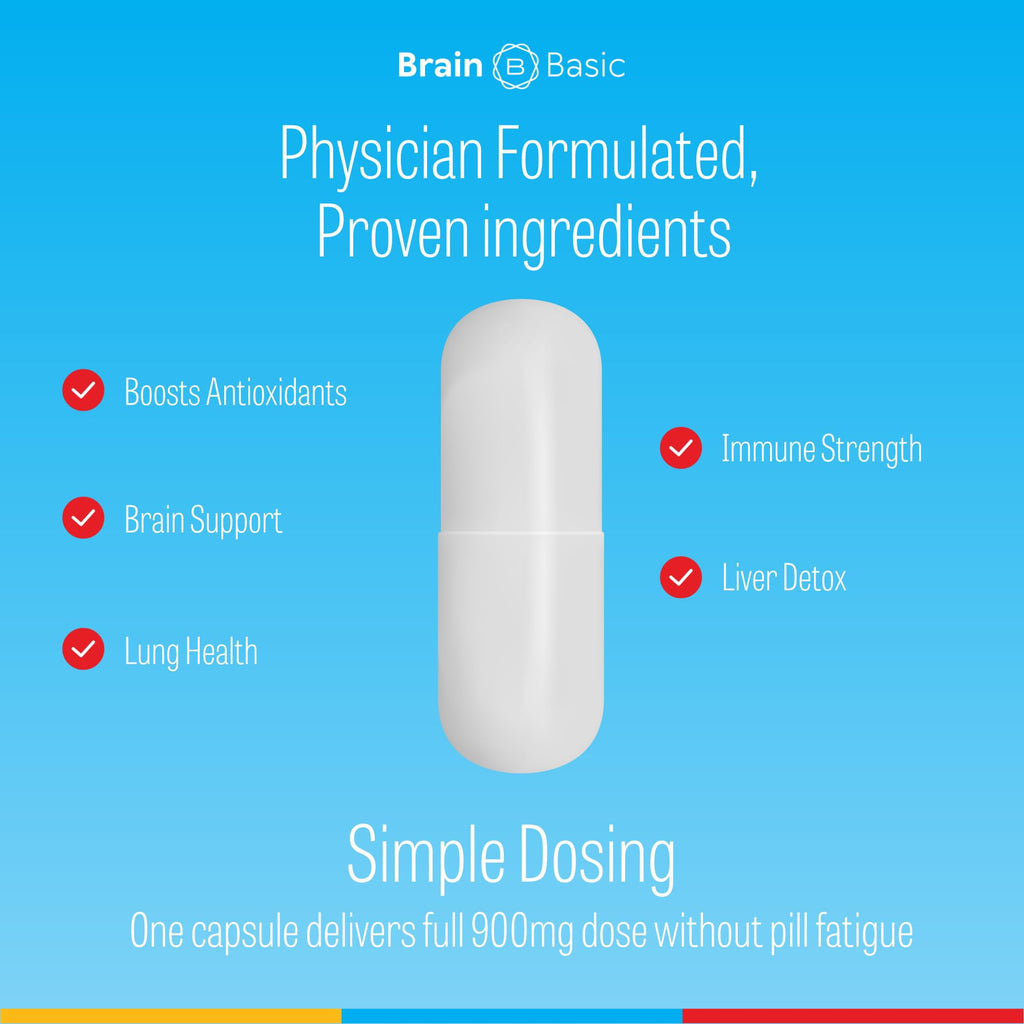 Brain Bean Ultra NAC Glutathione Precursor - 90 Capsules - image 8