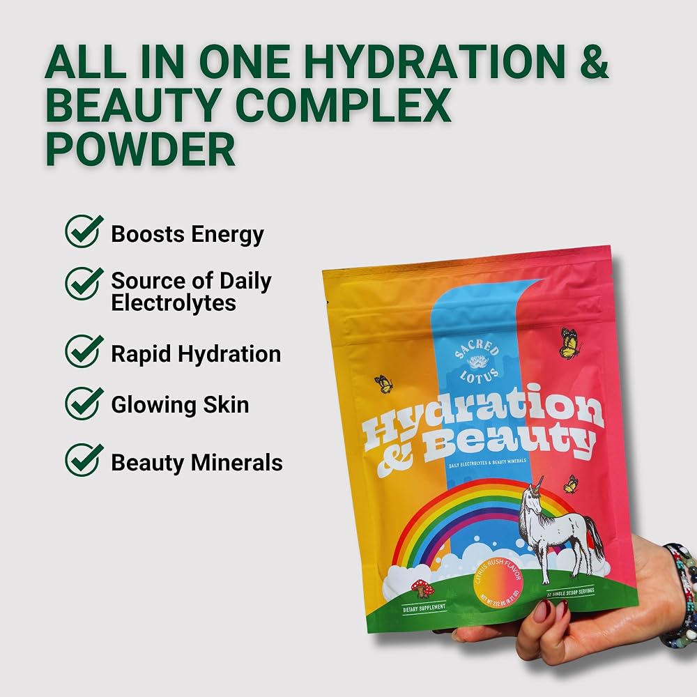 Sacred Lotus Hydration Bag + Packets Variation