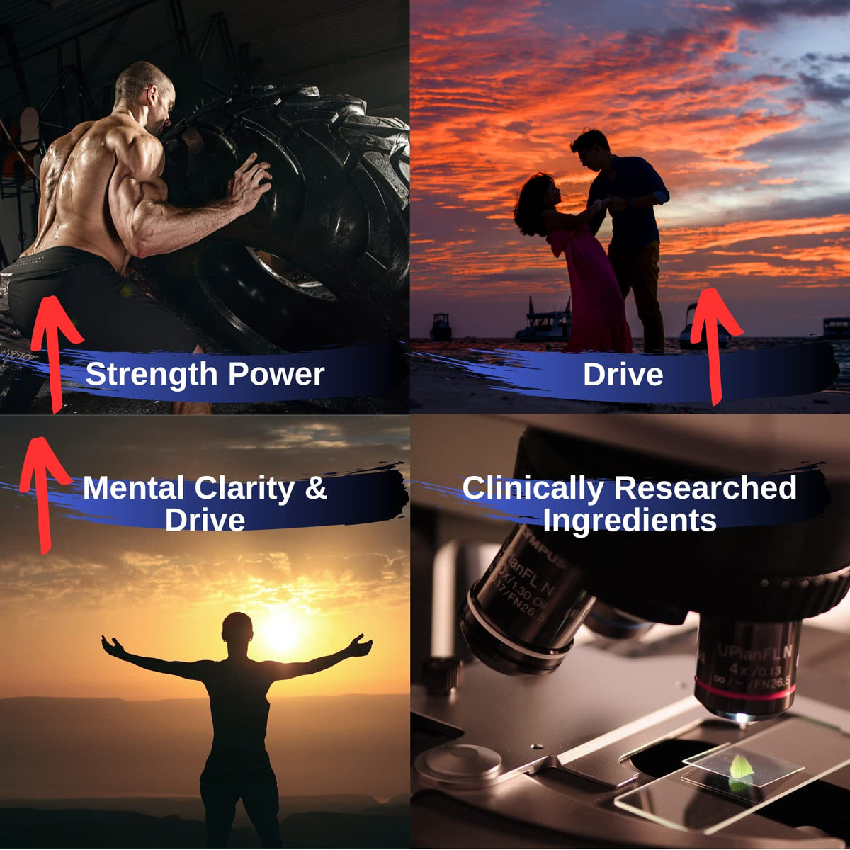 Research Labs Testosterone Booster with Tribulus & Tongkat Ali - 180 Capsules - image 2