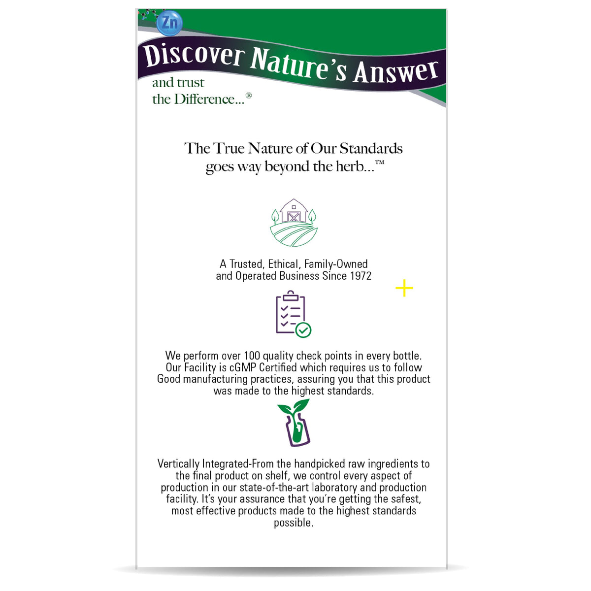 Nature's Answer See Packaging