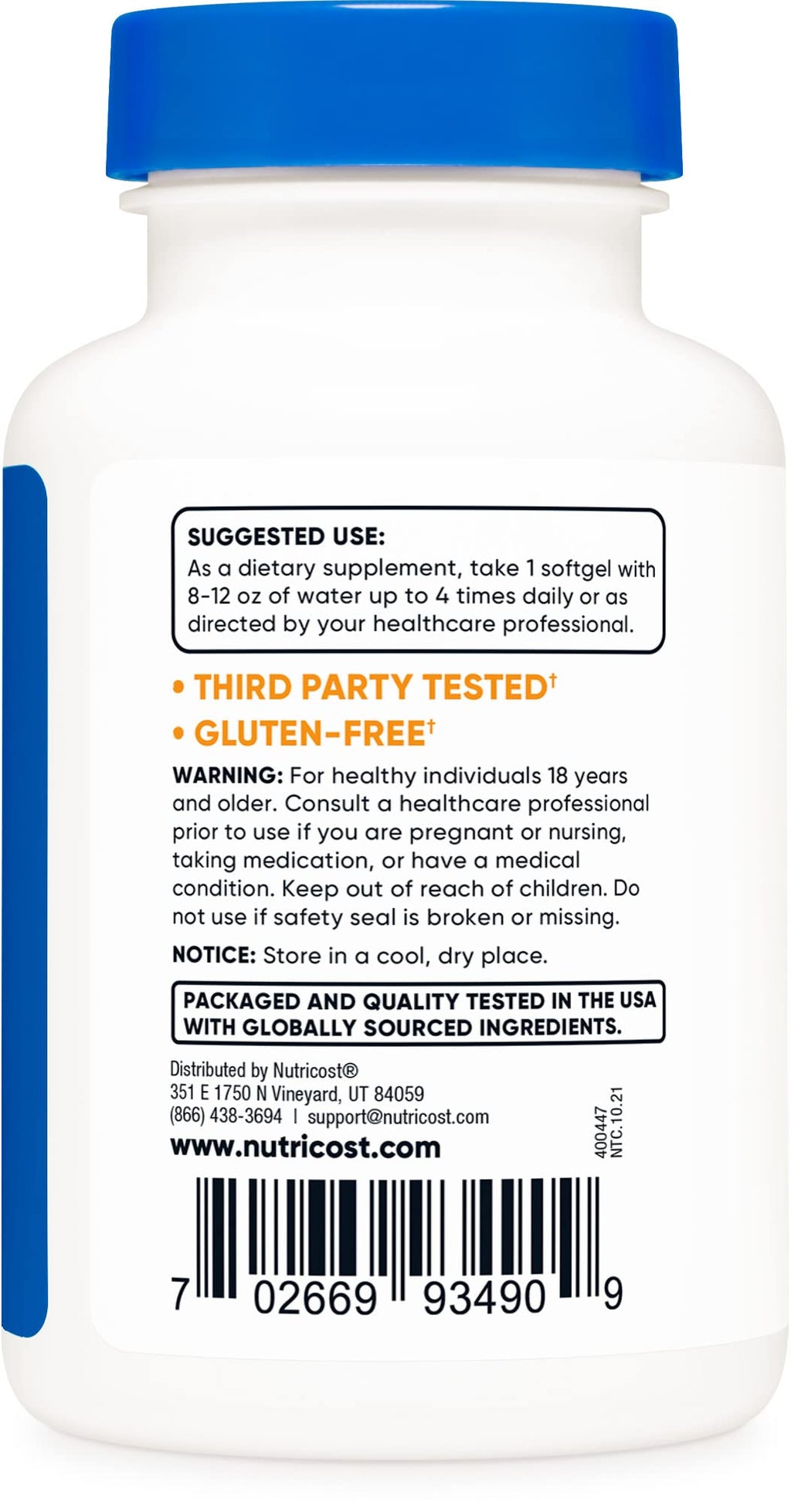 Nutricost Garlic 1000mg