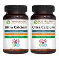Pure Nutrition Ultra Calcium 1000mg with Vitamin D3 & K - 180 Tablets