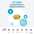 XYMOGEN D3 2000 Vitamin D3 Softgels - 120 Softgels - image 4