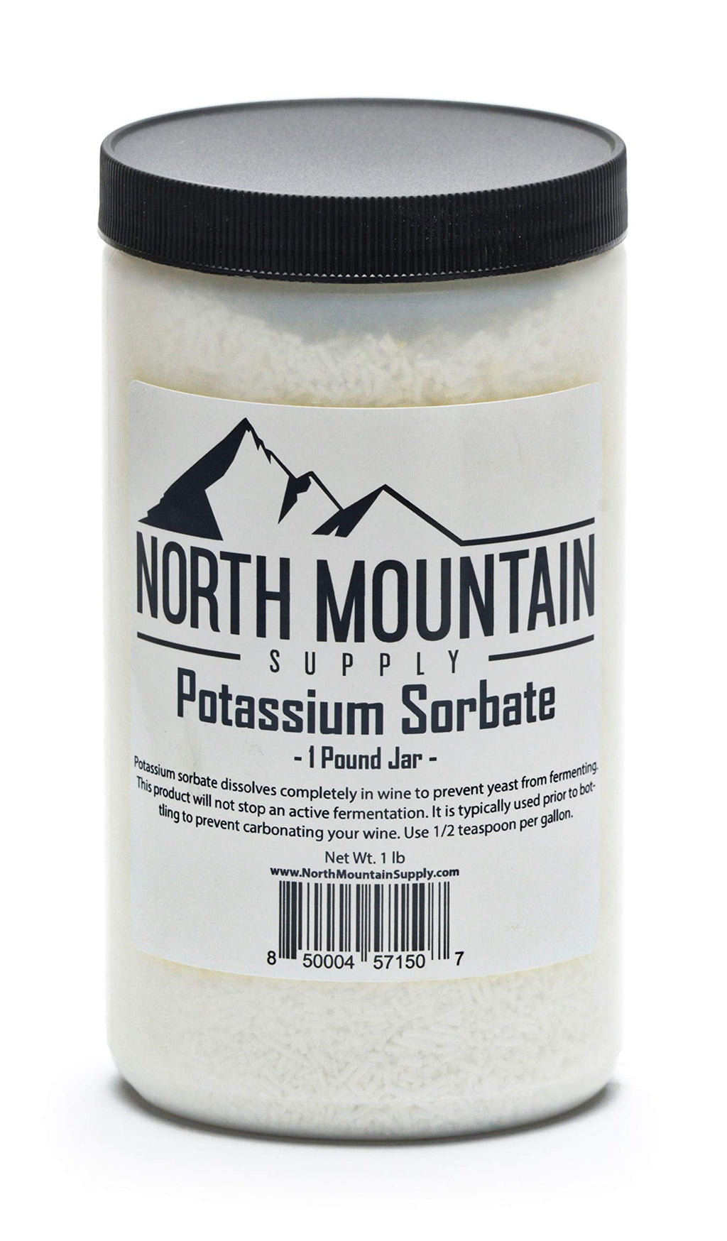 North Mountain Supply Potassium Sorbate Food Grade - 1 Pound