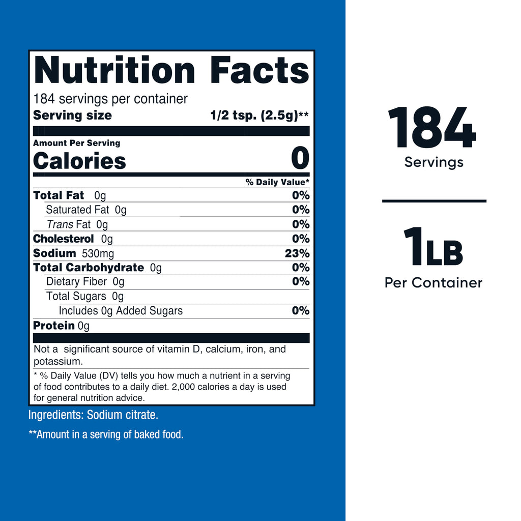 Nutricost Sodium Citrate Powder Food Grade - 1 LB - image 2
