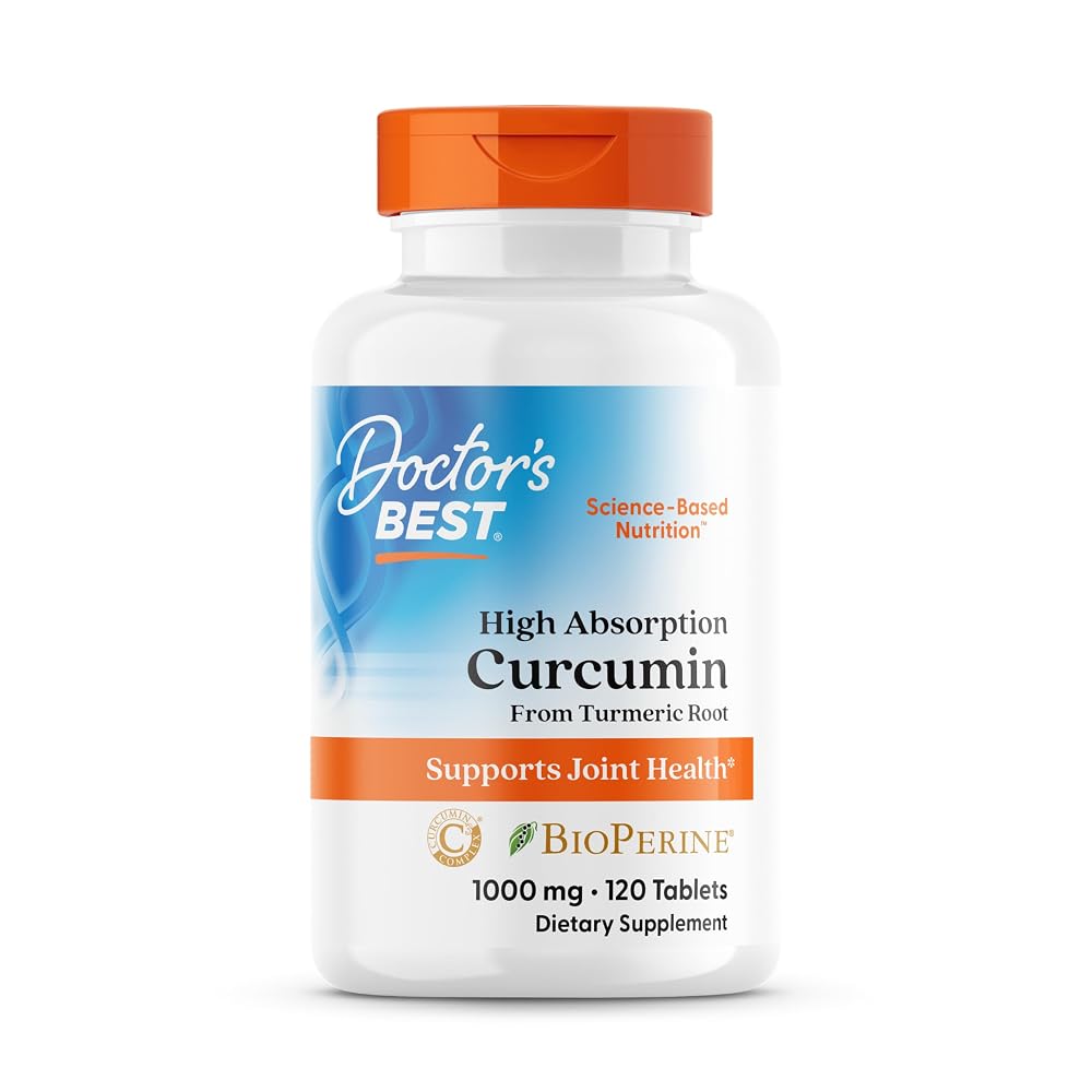 Doctor's BEST Turmeric Curcumin 1000mg - 120 Tablets