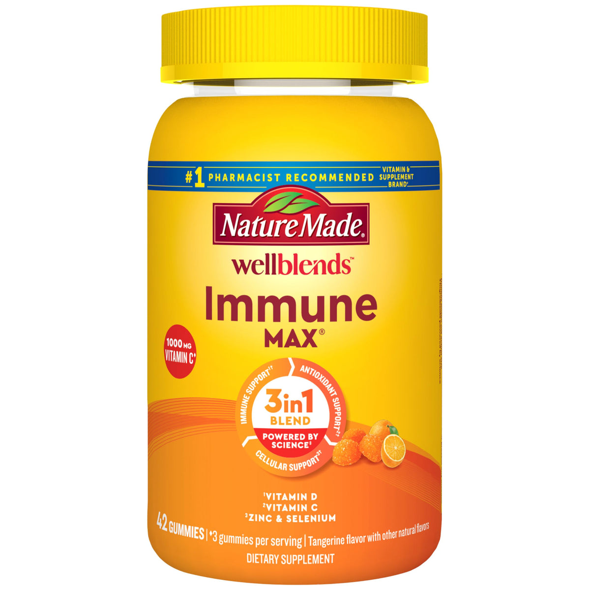 Nature Made Wellblends ImmuneMAX Gummies - 42 Gummies