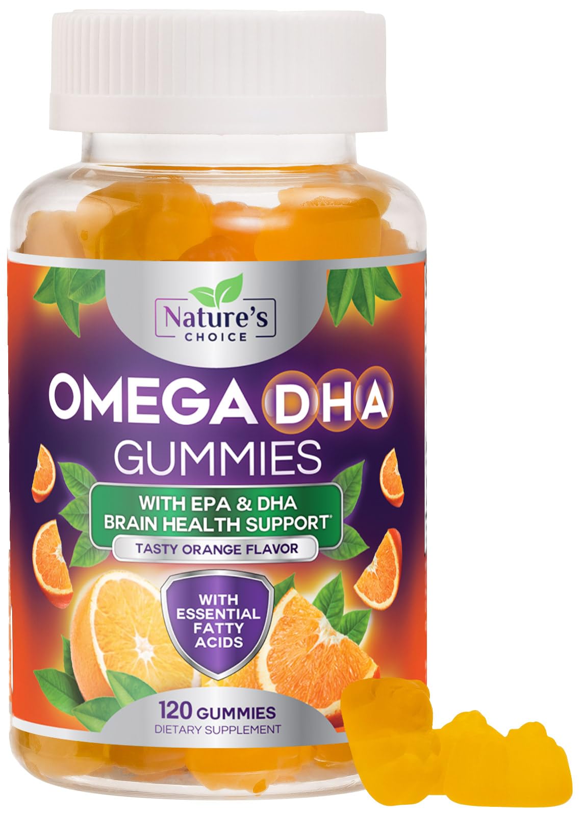 Nature's Choice Omega 3 Fish Oil Gummies - Triple Strength Omega3